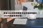 黑客24小时在线接单平台有哪些呢图片,（24小时黑客免费接单）